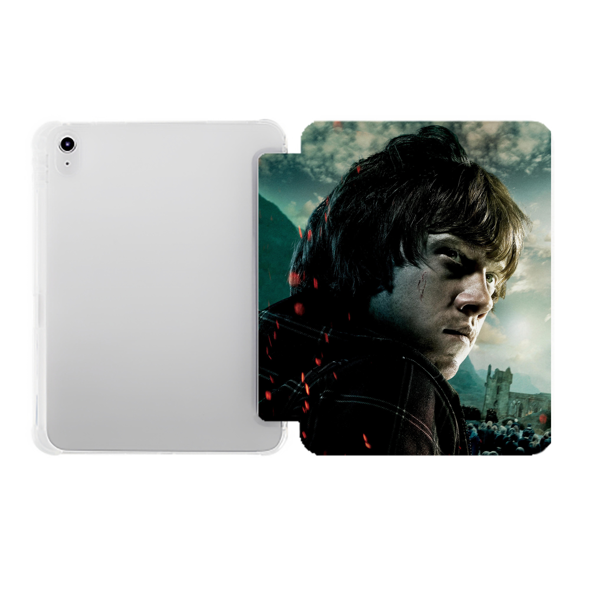 （画像用） Harry Potter ハリー・ポッターシリーズ IPad ケース ペン収納付き 三つ折りスタンド PUレザー×シリコン 対応機種9.5/10.5/10.9インチ